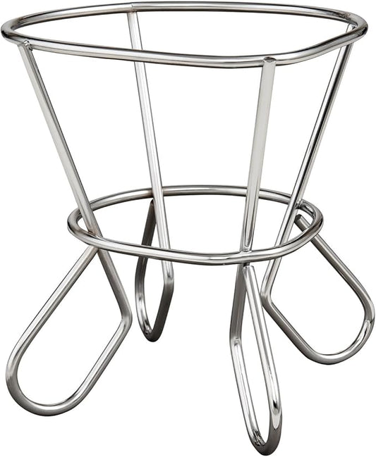 HIC Kitchen Roasting Wire Spiral Ham Roasting Rack, Chrome-Plated Steel, For Baking And Carving Ham Up To 10-Pounds