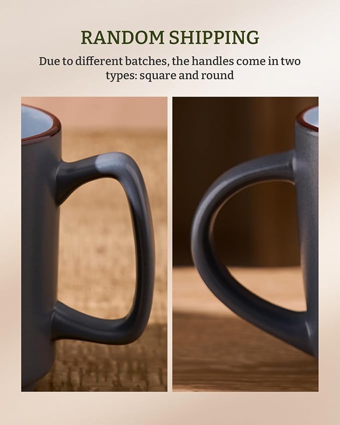 famiware Coffee Mugs Set of 4, Nebula 14oz Coffee Mugs, Ceramic Cup Set - Image 3