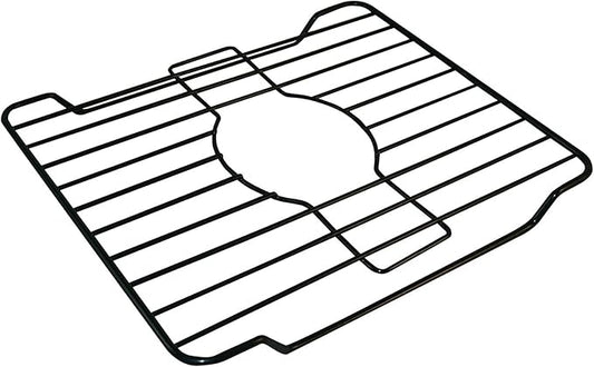 Better Houseware Sink Protectors for Kitchen Sink, Protective Metal Grid, 12x10.25x1 inches, Black Kitchen Sink Mat to Shield Sink Base from Scratches, Rust-Resistant Coating, S