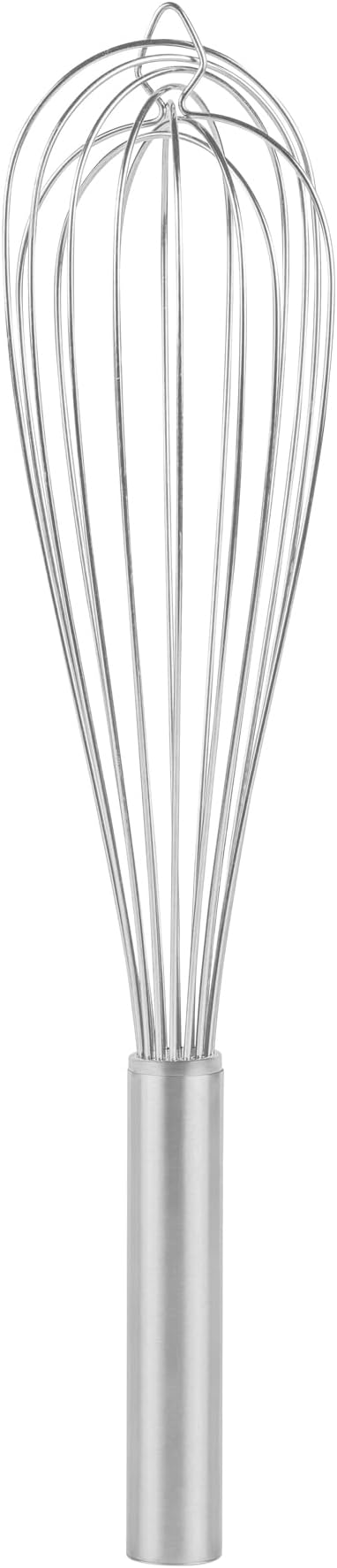 Restaurantware Met Lux 16 x 3 x 3 Inch Baking Whisk 1 French Whisk With Ergonomic Handle - Dishwashable Won't Corrode Stainless Steel Whisk For Whipping Baking Or Cooking