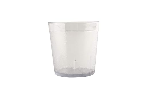G.E.T. 6610-1-6-CL Heavy-Duty Plastic Restaurant Tumblers, 10 Ounce, Clear (Set of 12)