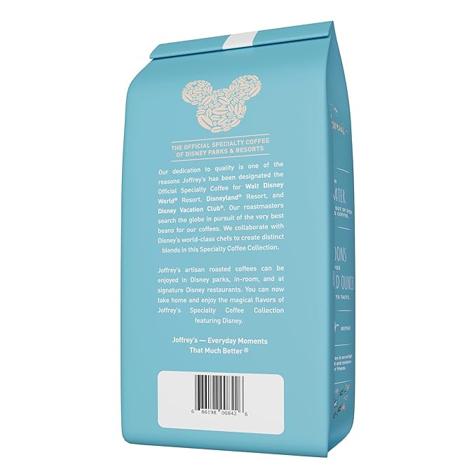 Joffrey's Coffee - Disney Cinderella Ballroom Brew | Vanilla Custard and Caramel Coffee, Medium Roast (Ground, 11oz)