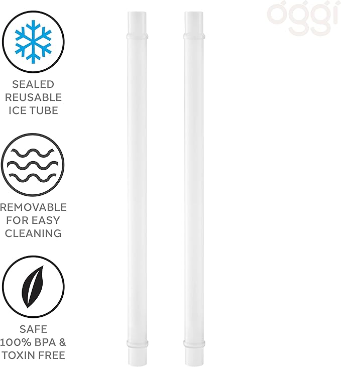 OGGI Set of Two Replacement Ice Tubes for Beer Tower, Ideal Spares for Commercial Use, Fits OGGI 8088 Series Beer Towers