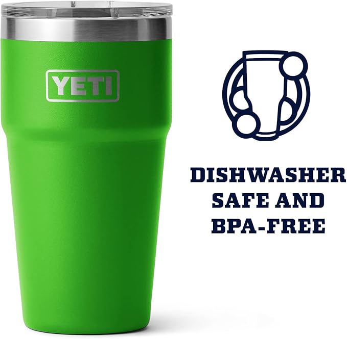 YETI Rambler Stackable Pint, Vacuum Insulated, Stainless Steel with MagSlider Lid