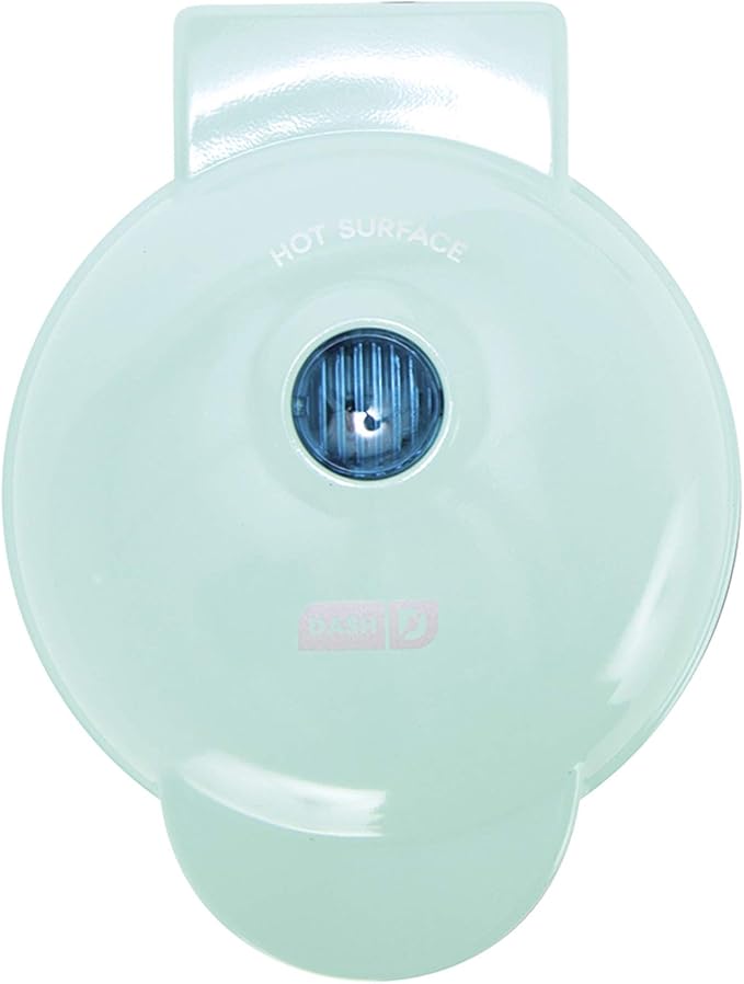 DASH Mini Waffle Maker + Grill + Griddle, 3 in 1 Pack - Red/Aqua/White