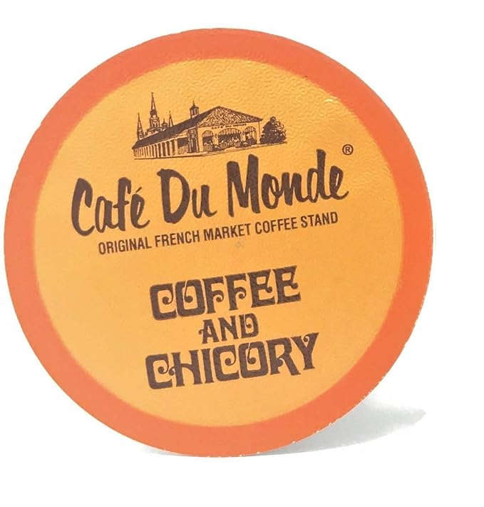 Cafe Du Monde Coffee and Chicory Single-Serve Cup Pods, 12 Count
