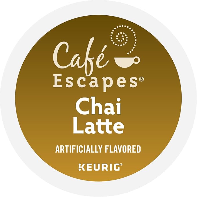 Cafe Escapes Chai Latte Keurig Single-Serve K-Cup Pods, 96 Count