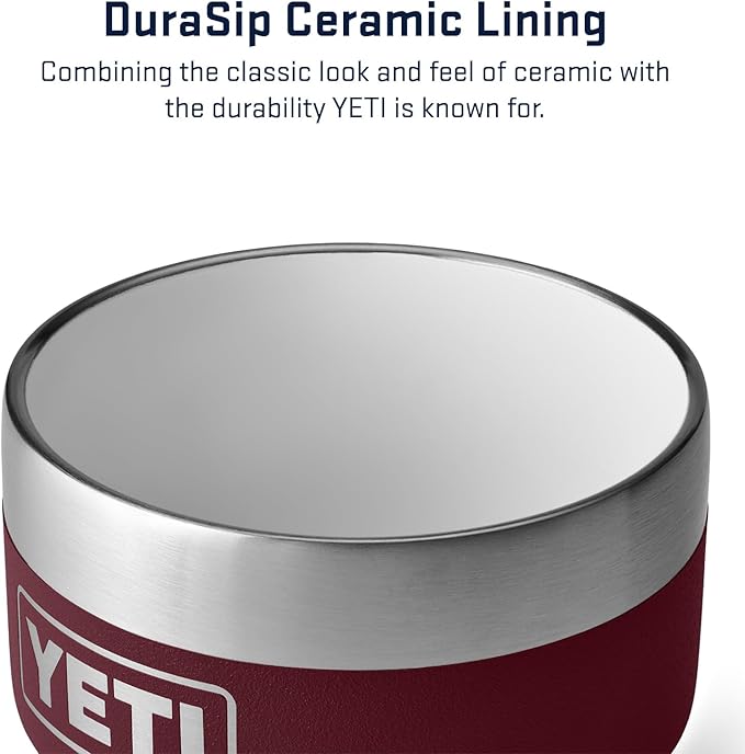 YETI Rambler 4 oz Stackable Cup, Stainless Steel, Vacuum Insulated Espresso/Coffee Cup, 2 Pack