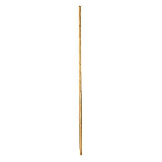 Rubbermaid Commercial Products Sanded Wood Broom Handle with Tapered Tip, 60-Inch, Natural for Floor Cleaning/Sweeping in Home/Office