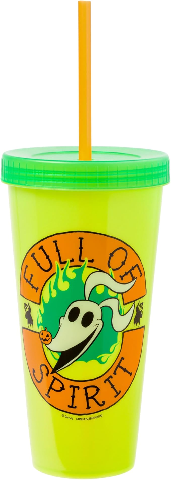 Silver Buffalo Disney The Nightmare Before Christmas 4 Pack Color Change Plastic Tumblers Featuring Jack Skellington, Sally, Oogie Boogie, and Zero, 24 Ounces