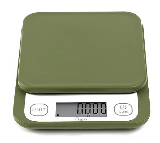 Ozeri Garden and Kitchen Scale II, with 0.1 g (0.005 oz) 420 Variable Graduation Technology