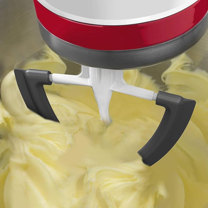 Flex Edge Beater for KitchenAid Mixer, 4.5-5 Quart for Kitchenaid Mixer Attachments, Fits Tilt-Head for Kitchenaid Paddle with Scraper for Kitchen Aid Accessories and Attachments by HOZODO
