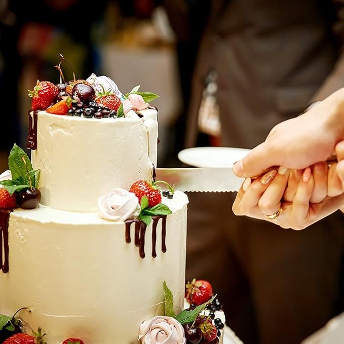 AW BRIDAL Personalized Wedding Cake Knife and Server Set Cake Cutting Set for Anniversary Wedding Engagements Bridal Shower Gifts for Couples//DK001CPP68//
