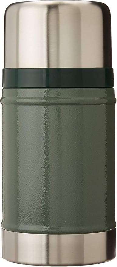 STANLEY Vacuum Insulated Large Food Jar, 18/8 Stainless Steel Food Jar for Cold and Hot Food, Soup Thermos with Leak Proof Lid Doubles as Cup, Wide Mouth Food Thermos