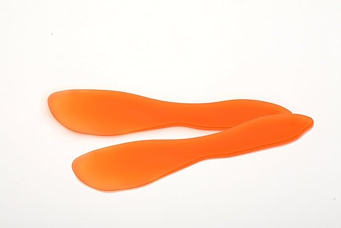 LINDEN SWEDEN Multi Purpose Spreaders | Versatile Butter Knife for Soft Cheese or Frosting | Safe for Kids | BPA-Free and Dishwasher-Safe | Set of 2 Spreaders Each | Made in Sweden | Yellow