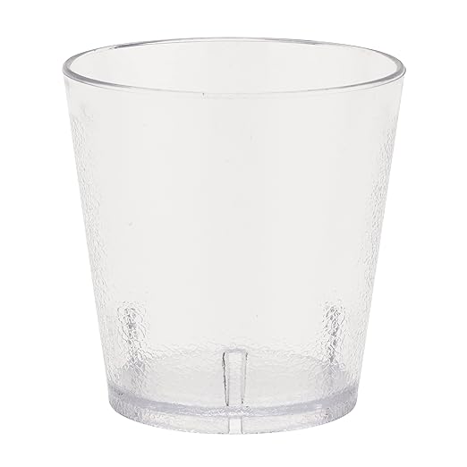 G.E.T. 6699-C Heavy-Duty Plastic Restaurant Tumblers, 9 Ounce, Clear (Set of 12)" }