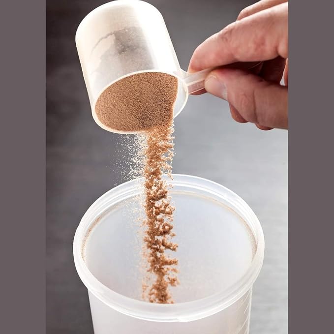 Plastic Measuring Scoop, (13 cc | 1 tablespoon | 1/2 fl oz. | 13mL) Long Handle Spoons for Powders, Granules, Coffee, Pet Food, Baking Supplies, Protein and Other Dry Goods, BPA Free (Set of 1)