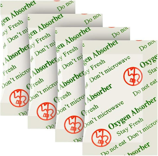 VacYaYa 100CC(110-Pack) Food Grade Oxygen Absorbers Packets for Home Made Jerky and Long Term Food Storage