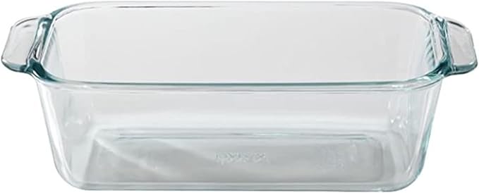 Pyrex 1.5-Quart Clear Basics Glass Loaf Pan (Set of 2)