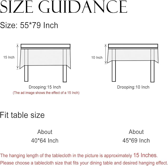 ISAENNE Designer Provence Floral Table Cloth for Rectangle Table,Linen Colorful Washable Indoor Tablecloth,Durable Decor Tablecloths for Dining Thanksgiving Kitchen Christmas,55"*79"-Ratina