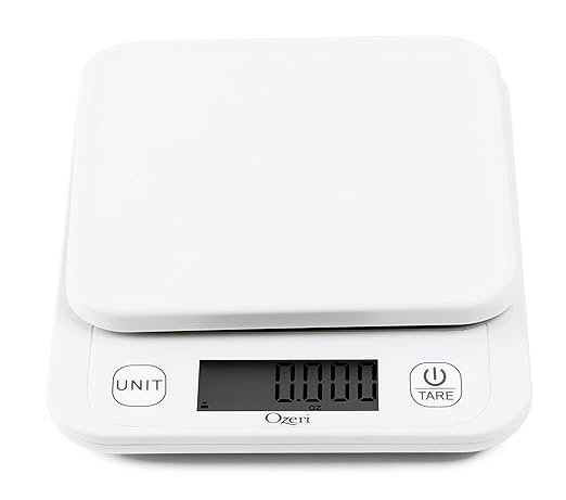 Ozeri Garden and Kitchen Scale II, with 0.1 g (0.005 oz) 420 Variable Graduation Technology
