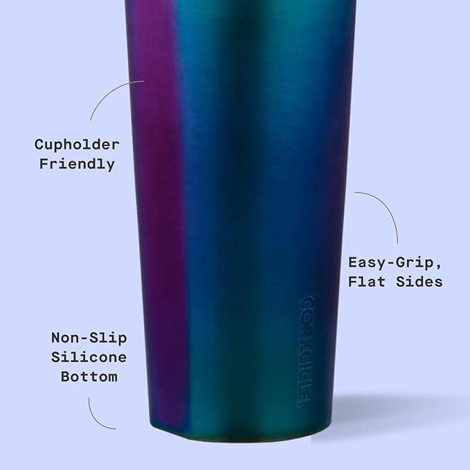 Corkcicle Classic Tumbler - Keeps Drinks Cold for 9 Hours & Hot for 3 - Triple-Insulated Stainless Steel - Holiday Tumbler Gift - 24 oz - Dragonfly