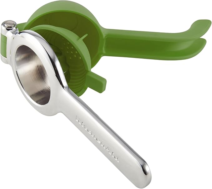 KitchenAid Citrus Juice Press Squeezer for Lemons and Limes with Seed Catcher and Pour Spout, 8 Inch