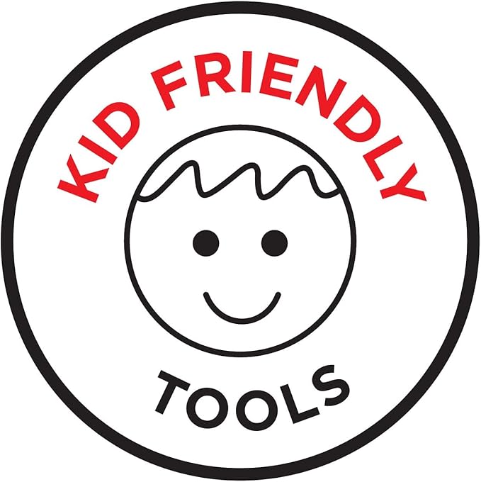 Kuhn Rikon Kinderkitchen® Kids Chef Knife Set 6", 2 Pieces, Black/Orange | Straight Edge & Serrated Knife | Cutting Tool Made for Real Cooking | Child Friendly Dog Design With Hand Guard For Safety