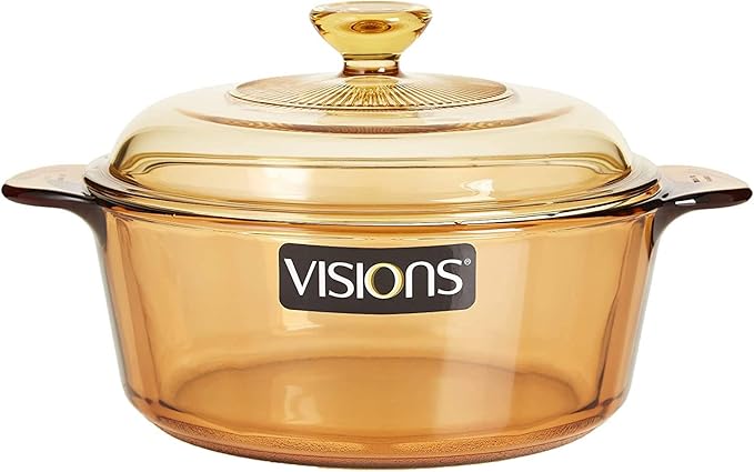 Visions 0.8 Litre Pyroceram Glass Versa Pot