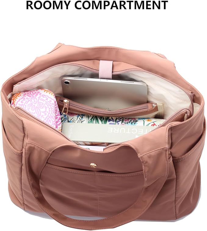 ESVAN Yoga Tote Bag Mat bag Women Shoulder Bags Carryall Tote - Image 6