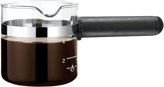 Cafe Brew Collection Premium 4-Cup Universal Glass Espresso Carafe Replacement - Fits Hamilton Beach, Mr. Coffee, Breville, and More Espresso Machines