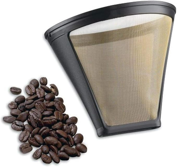 Cuisinart GTF-4 Tone Coffee Filter, 4-Cup Cone, Black/Gold