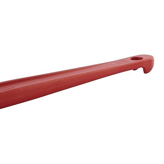Rubbermaid Commercial Products High Heat Resistant Silicone Heavy Duty Spatula/Food Scraper 9.5-Inch 500°F Heat Resistant Red Handle for Baking/Cooking/Mixing Commercial Dishwasher Safe