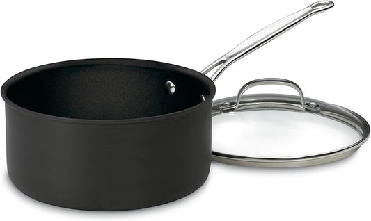 Cuisinart 6194-20 Chef's Classic 4-Quart Nonstick-Hard-Anodized, Saucepan w/Cover