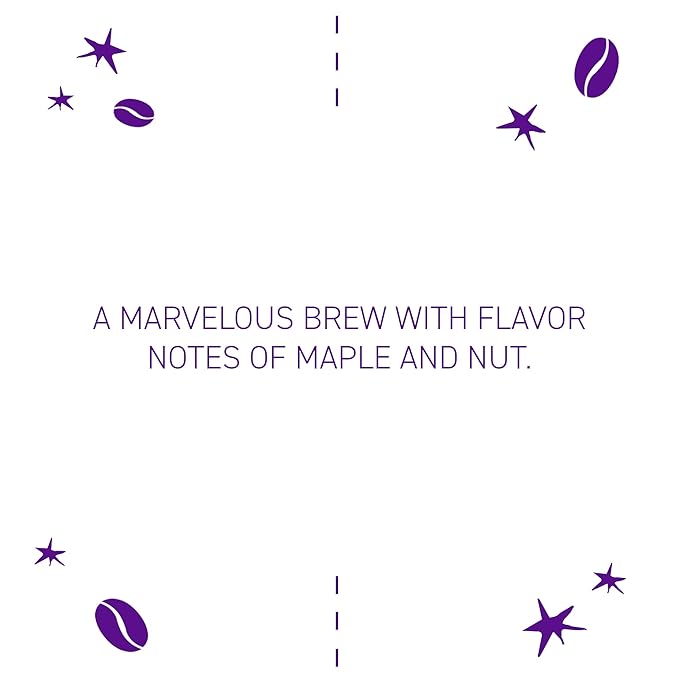 Joffrey's Coffee - Disney Daisy Duck Marvelous Maple Flavored Arabica Ground Coffee, Disney Specialty Collection, Artisan Medium Roast, Rich & Smooth Taste (11oz)