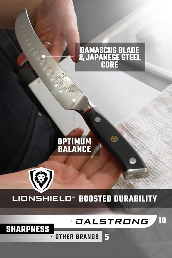 DALSTRONG Butcher Knife - 8 inch - Shogun Series ELITE - Japanese AUS-10V Super Steel - G10 Handle - Vacuum Treated - Meat Slicer Gift - Razor Sharp Breaking Knife - BBQ Knife - Sheath Included