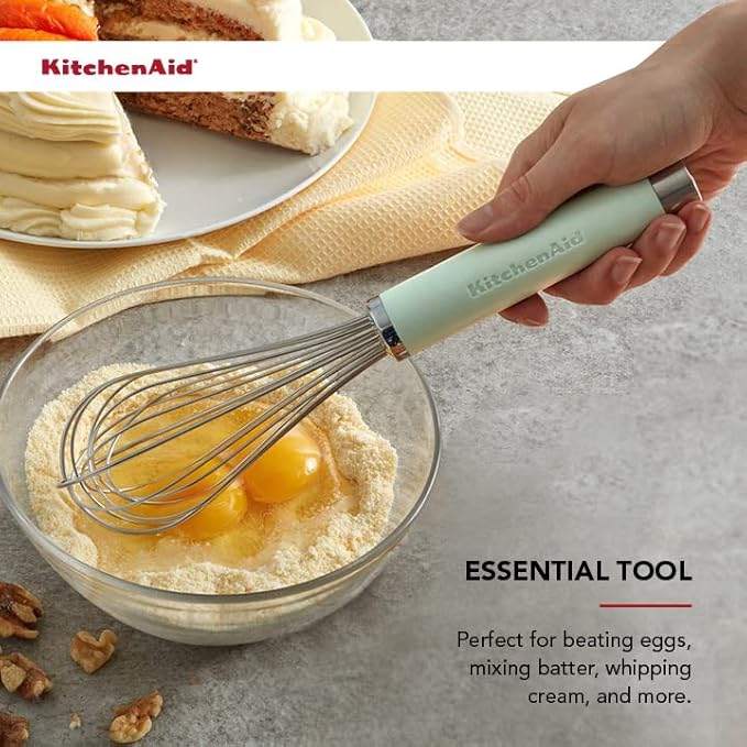 KitchenAid KO060OHPIA Gourmet Utility Whisk, 10.5-Inch, Matte Pistachio
