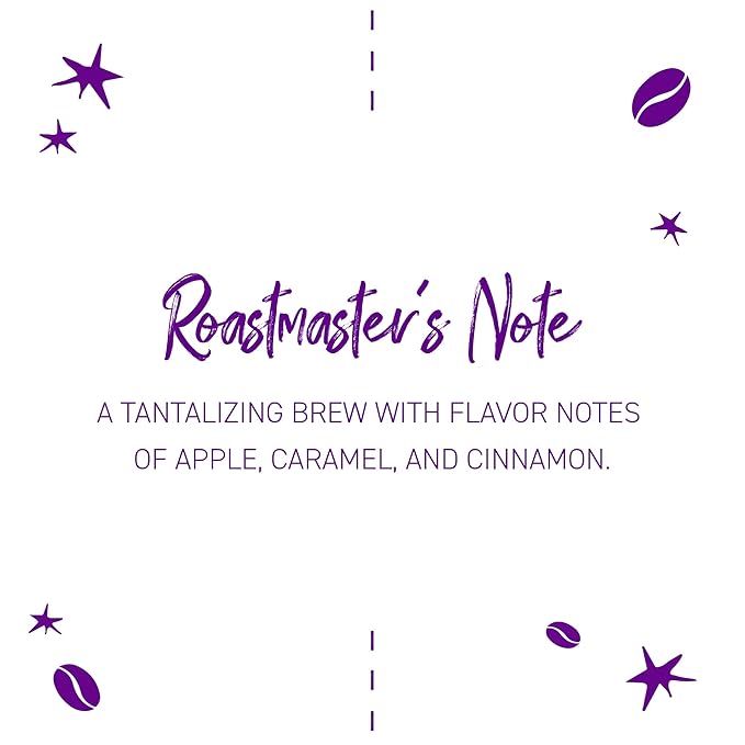 Joffrey's Coffee - Disney Have a Bite Brew, Artisan Medium Roast, Flavored Coffee with Cinnamon, Apple & Caramel Notes, Brew or French Press (Ground, 11oz)