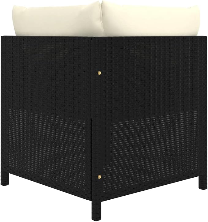 3 Piece Outdoor Lounge Set, Modular PE Rattan Patio Furniture - Image 5