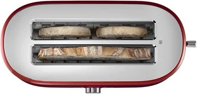 KitchenAid KMT4116ER 4 Slice Long Slot Toaster with High Lift Lever, Empire Red