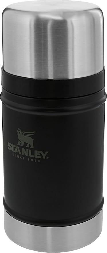 STANLEY Vacuum Insulated Large Food Jar, 18/8 Stainless Steel Food Jar for Cold and Hot Food, Soup Thermos with Leak Proof Lid Doubles as Cup, Wide Mouth Food Thermos