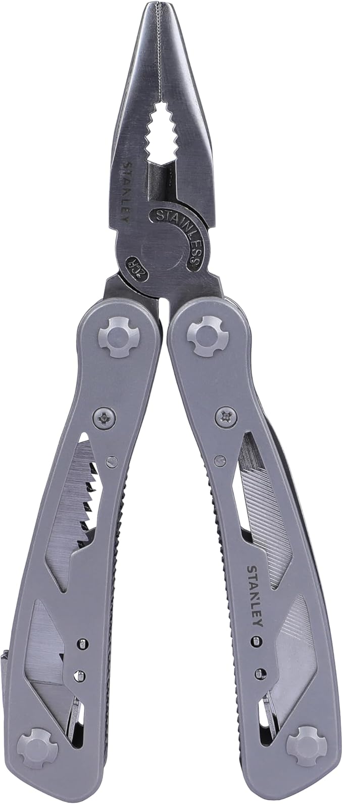 STANLEY Multitool, 12-in-1, Stainless Steel, Black Pouch (84-519K)