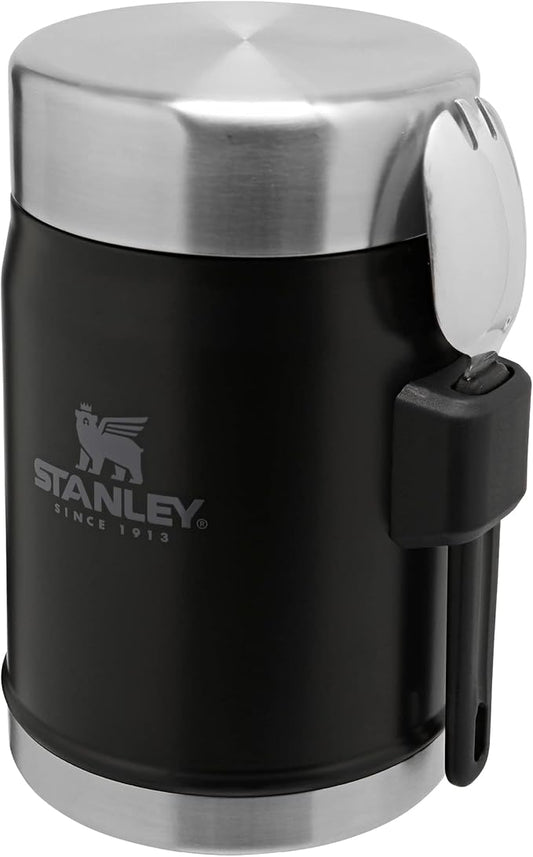 Stanley Leakproof-Dishwasher Safe, Stainless Steel, Matte Black, 0.4L
