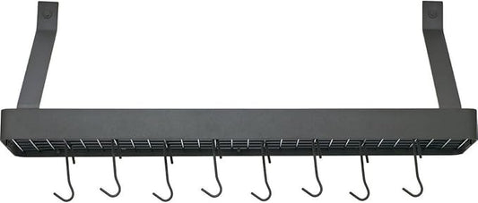 Cuisinart CRBS-36MBK Chef's Classic 37-Inch Rectangular Wall-Mount Bookshelf Rack, Matte Black