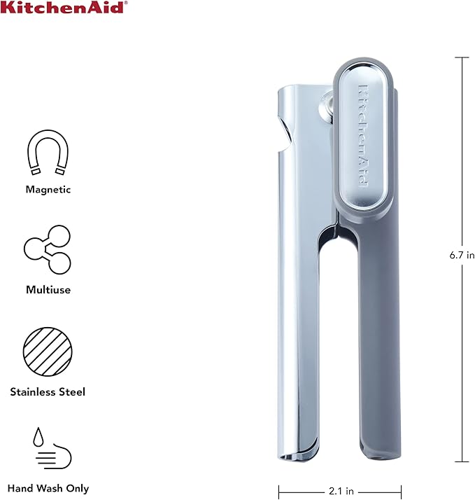 KitchenAid No Mess Multi Function Can Opener, One size, Gray