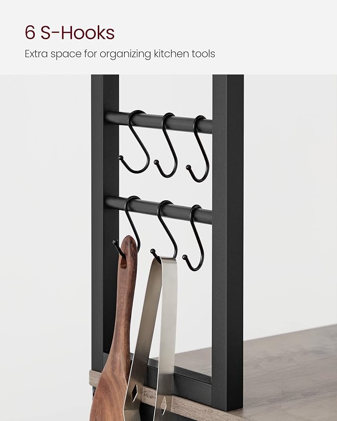 VASAGLE Coffee Bar, 23.6 Inches Baker's Rack - Image 8