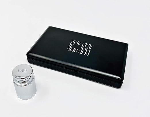 CR Digital Pocket Scale - 100g x 0.01g, Black, Stainless Steel, LCD, Portable, Ideal for Coins, Jewelry, Food, Powder, Gemstones, Metals