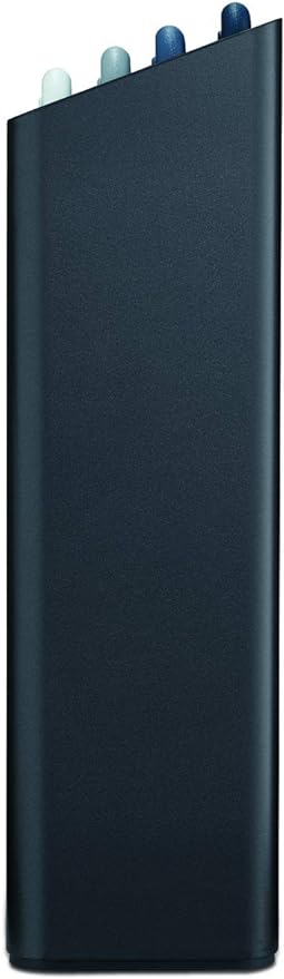 Joseph Joseph Folio 4-Piece Colour coded Cutting Board Set, Slimline case for organized Kitchen storage, Graphite