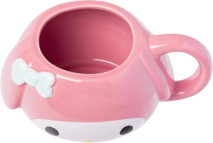 Silver Buffalo Sanrio Hello Kitty and Friends My Melody Ceramic 3D Sculpted Mug, 20 Ounces