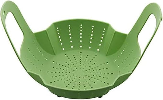 Instant Pot Official Silicone Steamer Basket, Versatile and BPA-Free, Compatible with 6 Qt. and 8 Qt. Cookers, Ideal for Steaming Vegetables, Fish, and More, Dishwasher Safe, Heat Resistant up (Green)